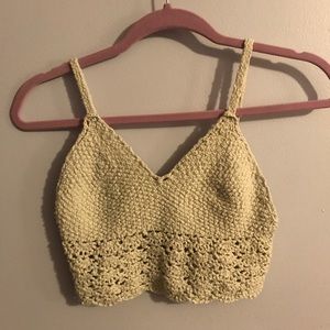 Hollister crochet bralette